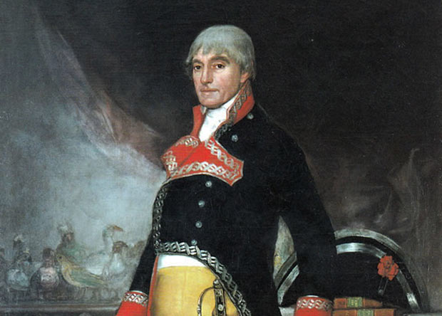 Retrato del militar y explorador español Félix de Azara, conocido como el Darwin español