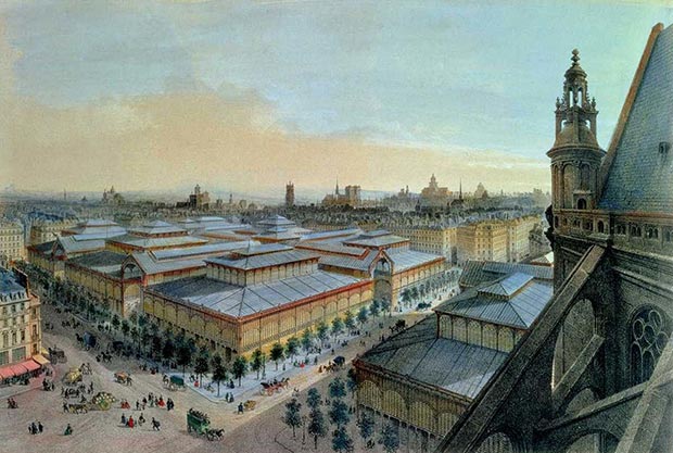Félix Navarro se inspiró en las estructuras de hierro y acero del parisino mercado de Les Halles