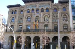 Edificio de Correos y Telégrafos en el Paseo Independencia de Zaragoza