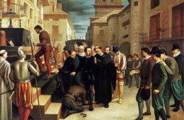 Los últimos momentos de Lanuza, óleo sobre lienzo, Eduardo López del Plano, Diputación de Zaragoza, 1864