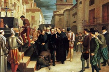 Los últimos momentos de Lanuza, óleo sobre lienzo, Eduardo López del Plano, Diputación de Zaragoza, 1864