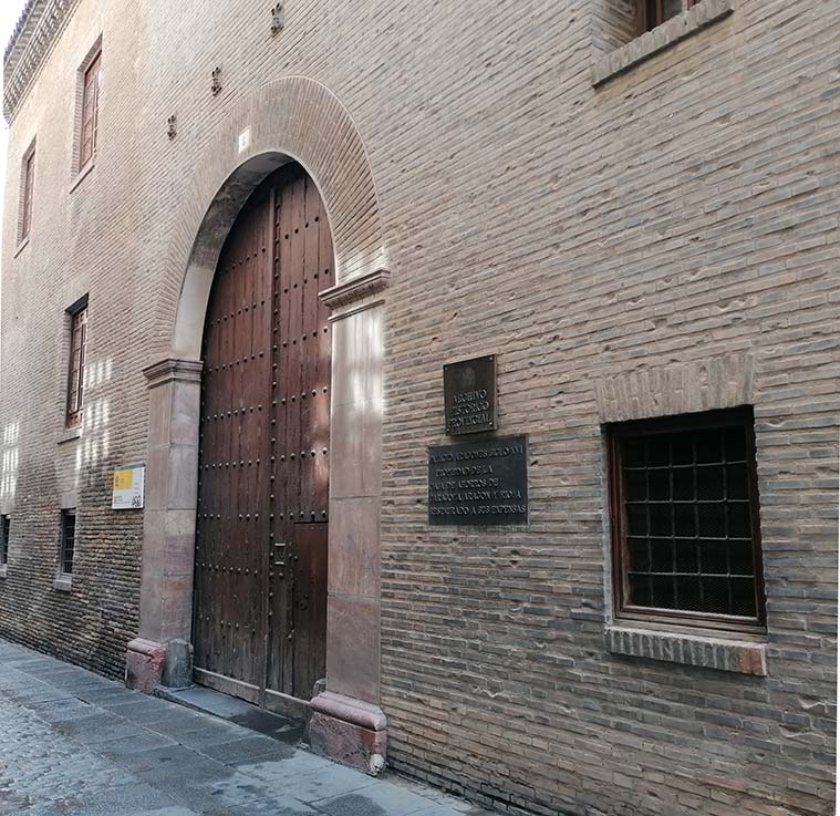 Palacio de Huarte (Archivo Histórico Provincial), Calle Dormer 6 y 8, Zaragoza