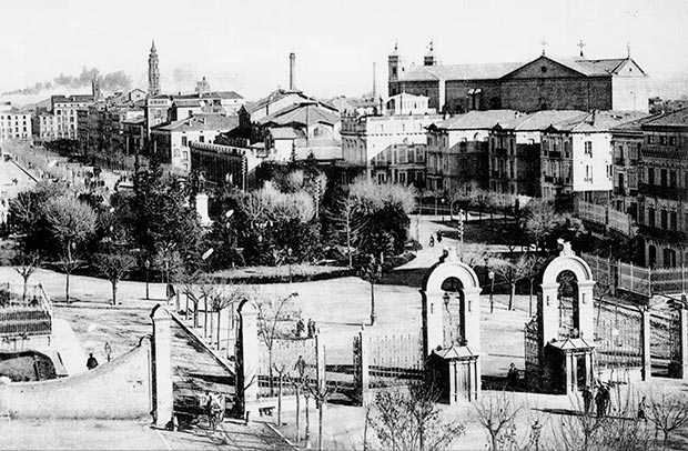 La Plaza de Aragón en 1900