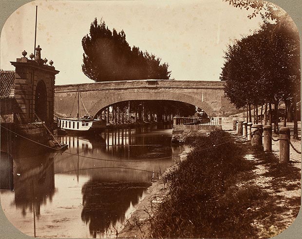 Puente de América primitivo en el año 1880