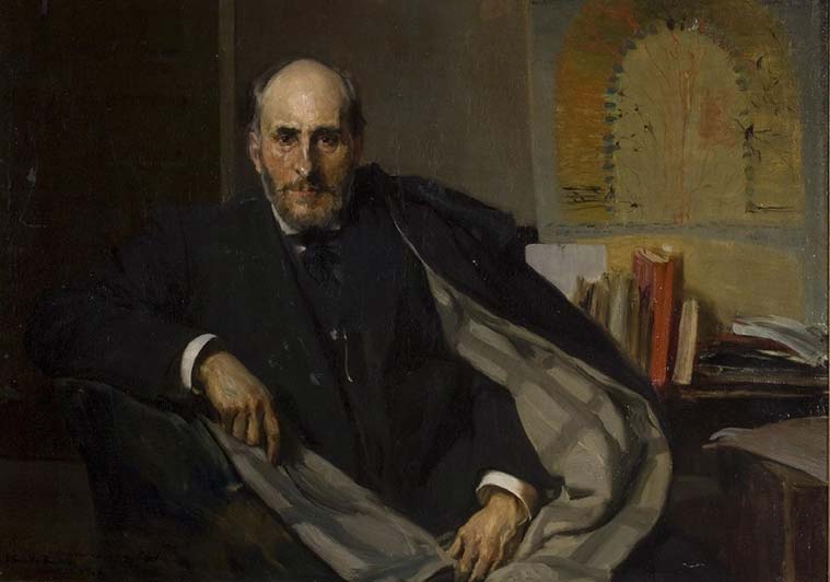 Retrato de Santiago Ramón y Cajal es un retrato al óleo, pintado en 1906 por Joaquín Sorolla