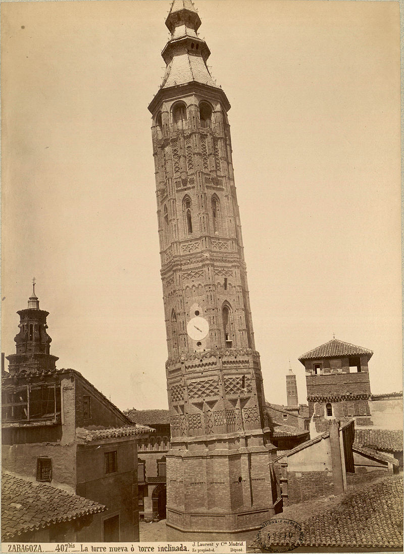 La Torre Nueva. Fotografía de J. Laurent, hacia el año 1876
