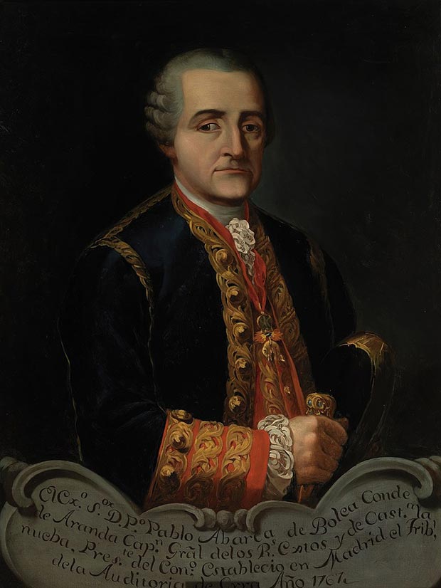 Retrato del militar y político español Pedro Pablo Abarca de Bolea (1719-1798), X conde de Aranda