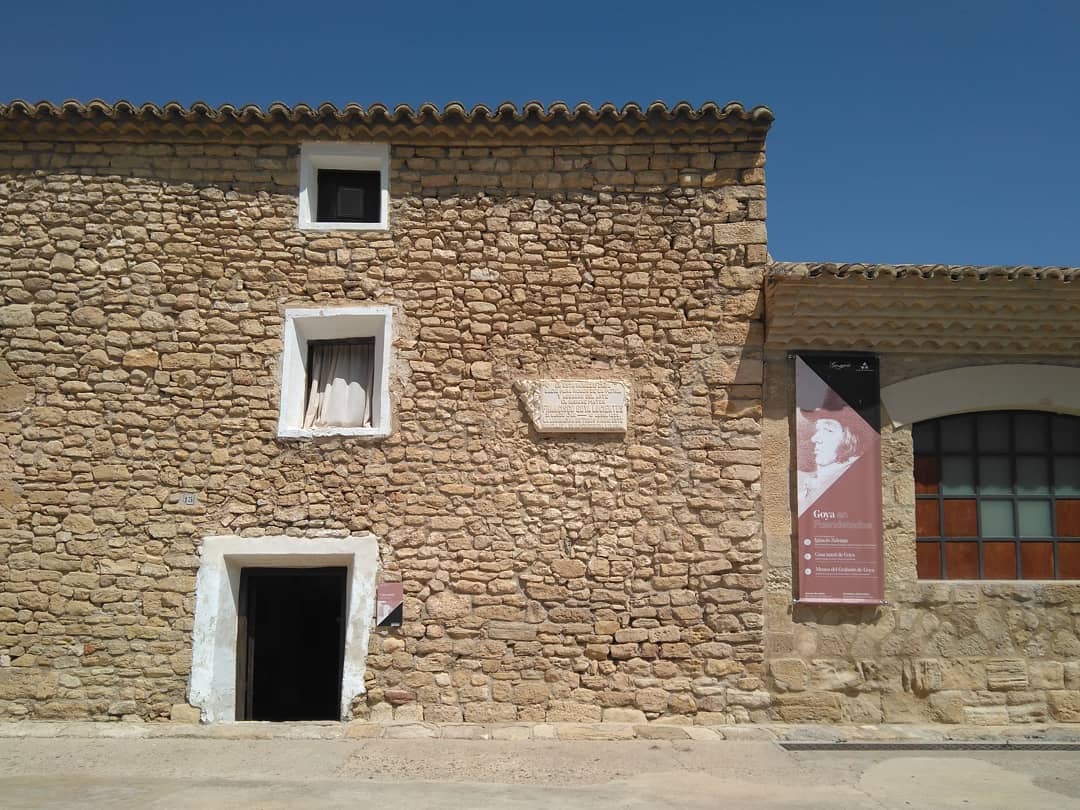 La casa natal de Goya se localiza en el municipio de Fuendetodos