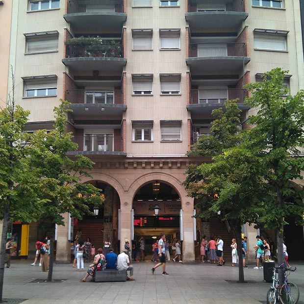 Edificio del Pasaje Palafox de Zaragoza