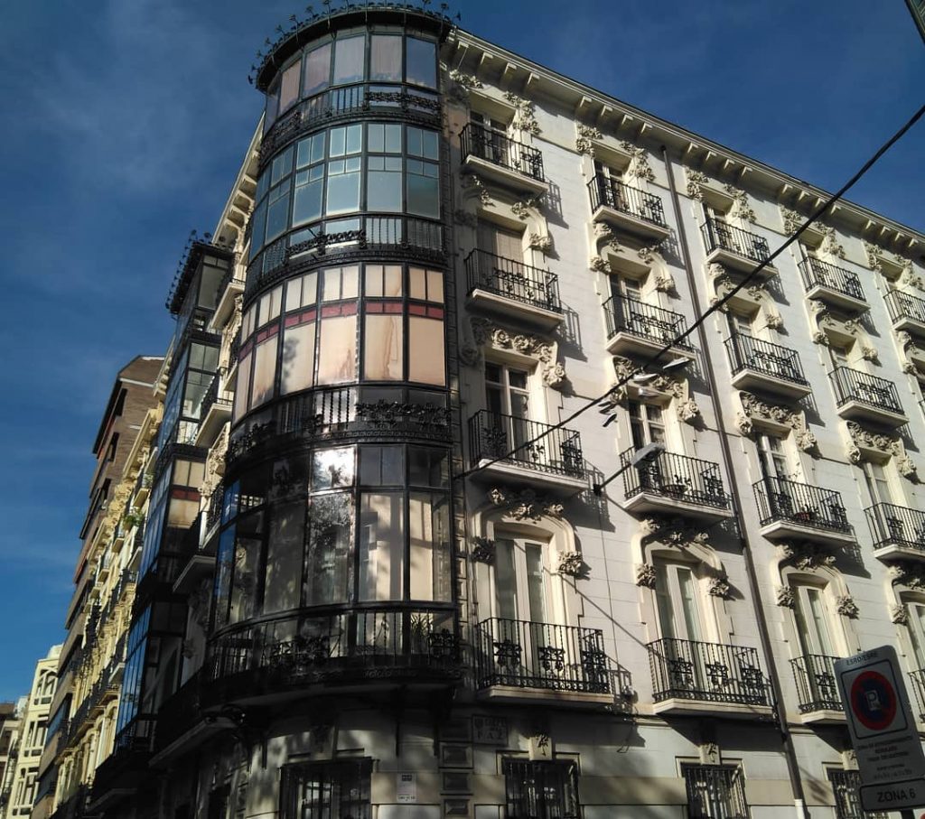 Casa Corsini en el Paseo Sagasta de Zaragoza