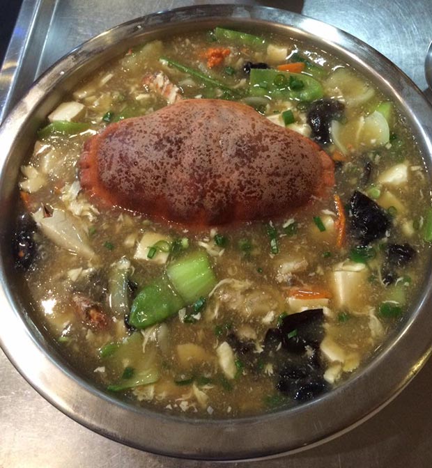 Sopa de Cangrejo en el Restaurante Hui Feng 
