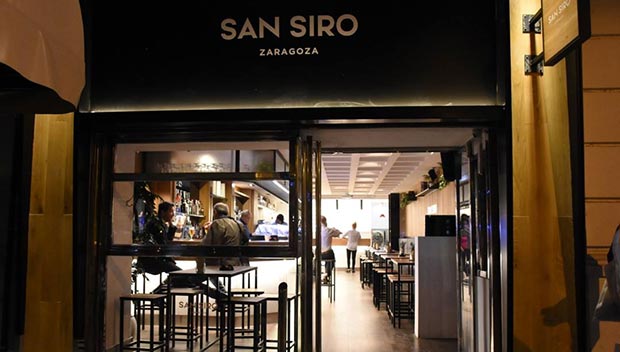 Cafetería San Siro terraza de invierno en Zaragoza