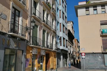 Calle San Pablo en el Casco Historico de Zaragoza