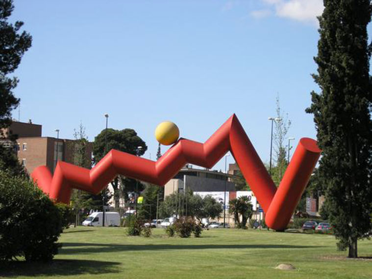 Escultura Puesta de Sol en Zaragoza