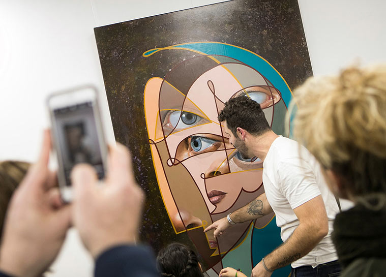 Exposición 'Todos mis caminos conducen al arte' del artista urbano Belin en el Espacio Joven Ibercaja