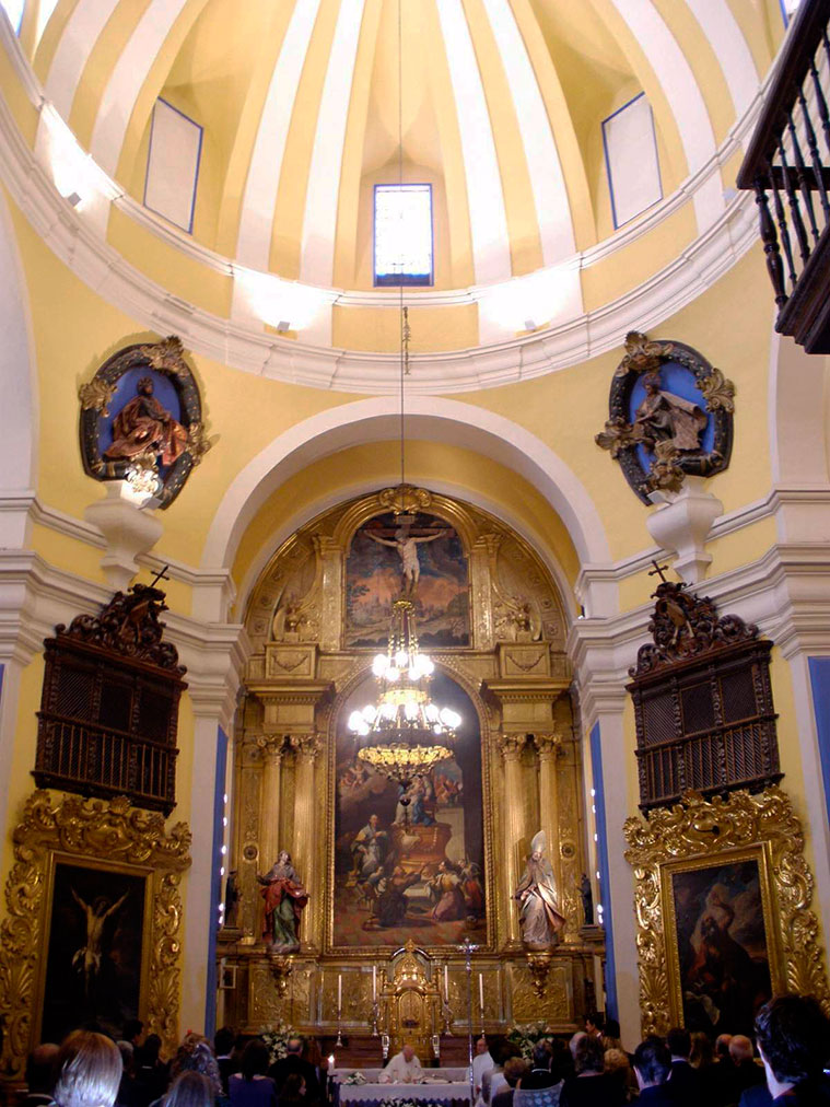 Interior de la Iglesia de Nuestra Señora de Gracia
