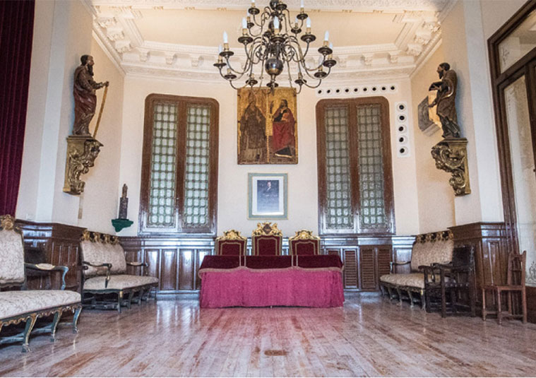 Interior de la Casa de Ganaderos de Zaragoza