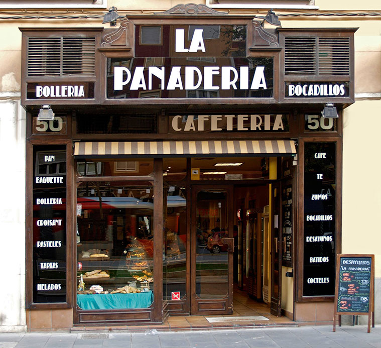 Vista de la fachada de La Panadería