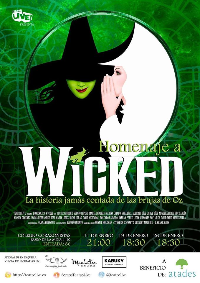 Vuelve “Wicked el Musical, la historia jamás contada de las brujas de Oz