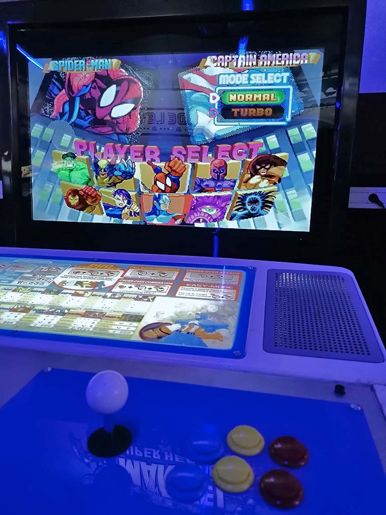arcade levels maquina recreativa de los superheroes marvel