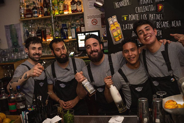 Chilimango Bar cocteleria en zaragoza bartenders