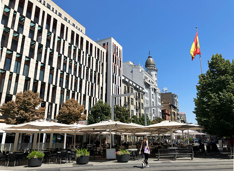 La Plaza de España de Zaragoza