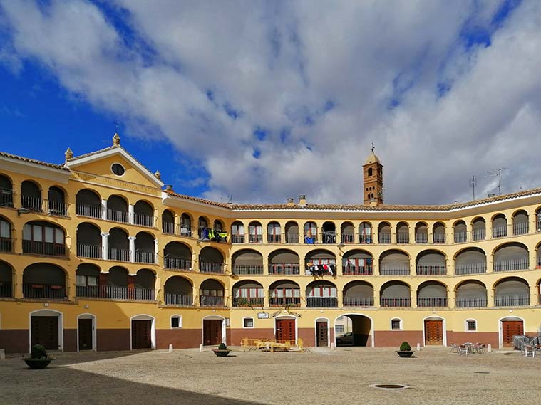 La plaza de toros de Tarazona fue construida en el siglo XVIII