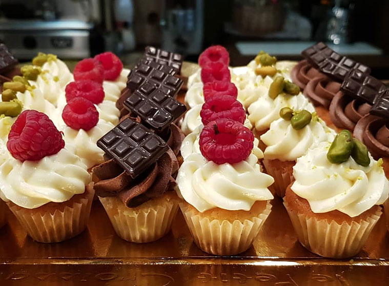mini cupcakes en Petit Croissant
