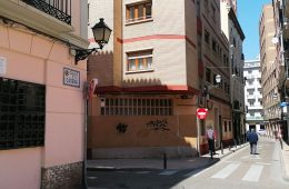 Casa de Goya en la esquina de las calles Cadena y Antonio Agustín