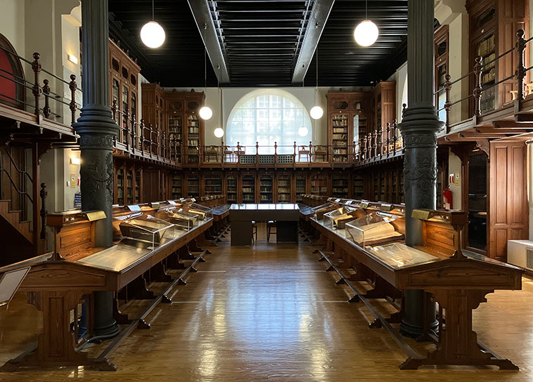 La biblioteca antigua del Paraninfo de la Universidad de Zaragoza