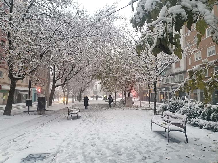 Zaragoza se llena de nieve y estas son algunas de las mejores