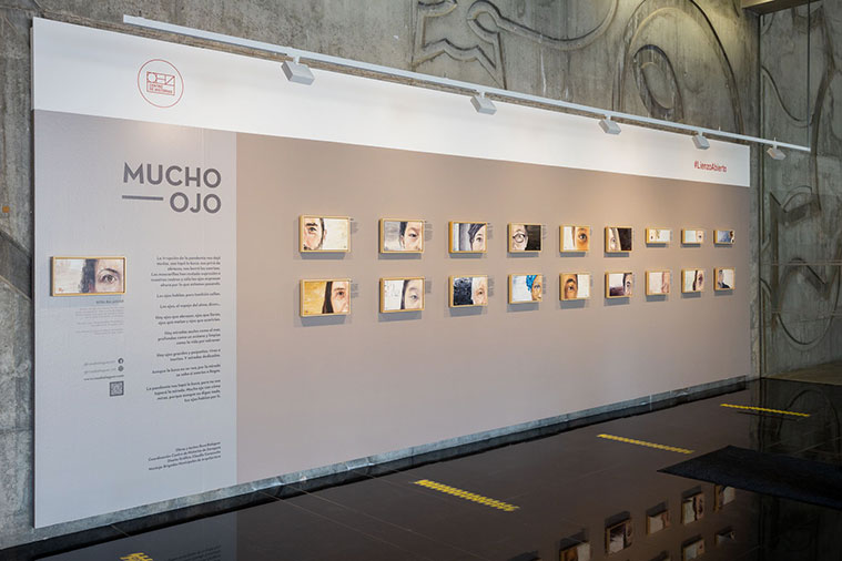 Exposición 'Mucho ojo' de Rosa Balaguer, en el Espacio Lienzo Abierto del Centro de Historias