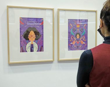 Exposición 'Pioneras Ilustradas' en el Paraninfo