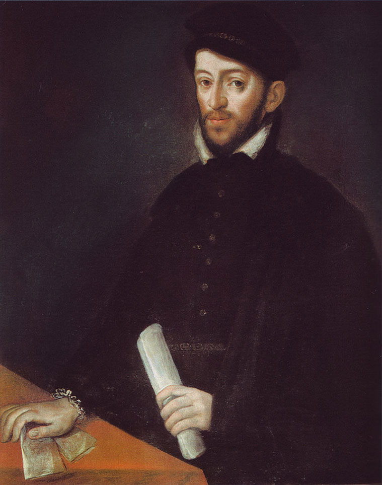 Retrato de Antonio Pérez (1540-1611), político y funcionario español  que llegó a ser secretario del rey Felipe II de España