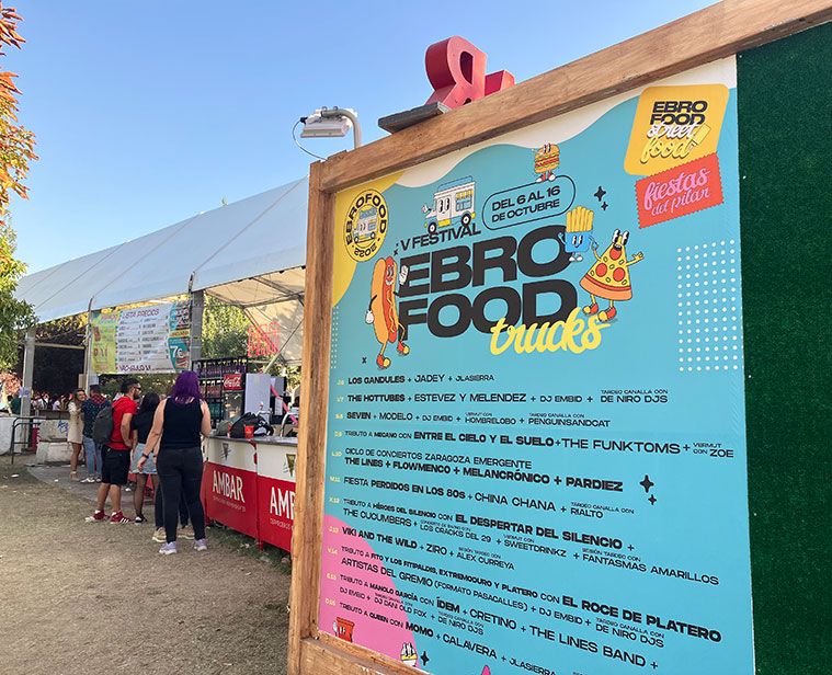 Festival Ebro Food 2022 cartel programación