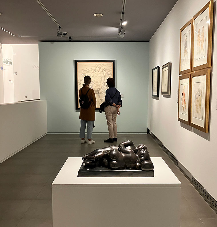 Exposición Fernando Botero en el Museo Goya de Zaragoza
