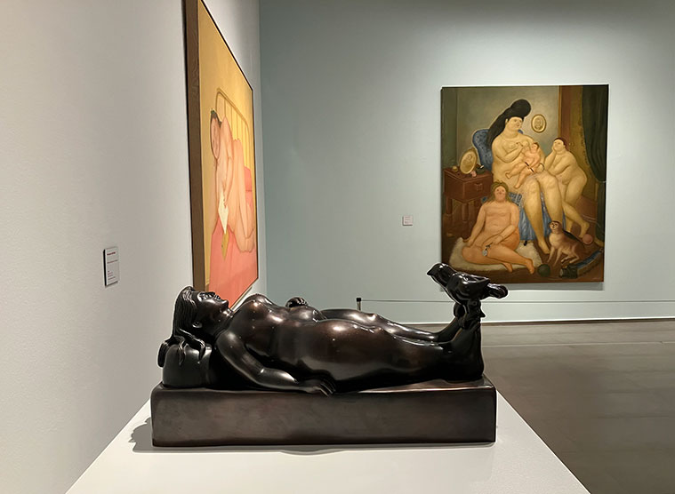 Exposición 'Fernando Botero. Sensualidad y melancolía', en el Museo Goya de Zaragoza