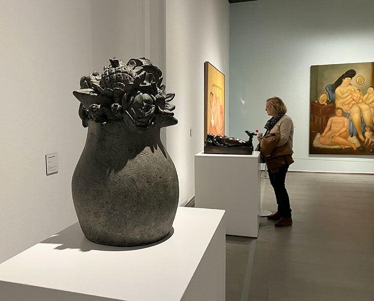 Exposición 'Fernando Botero. Sensualidad y melancolía', en el Museo Goya