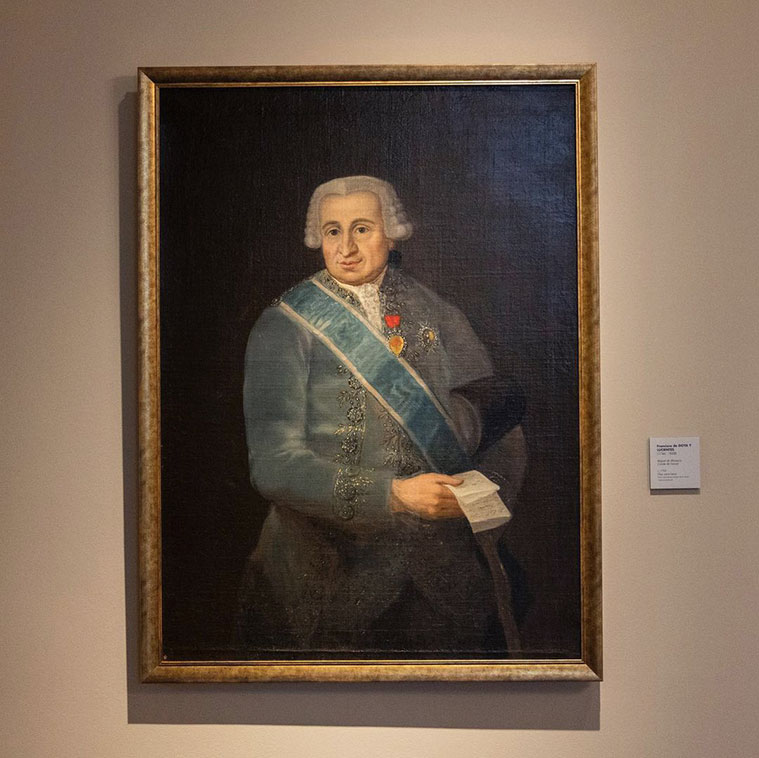 El Museo Goya suma uno de los primeros retratos oficiales del pintor aragonés, el de Miguel de Múzquiz