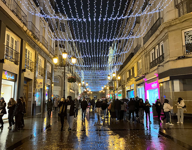 Iluminacion Navideña en la Calle Alfonso