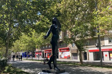 'Mujer Corriendo' de Ricard Sala en Zaragoza