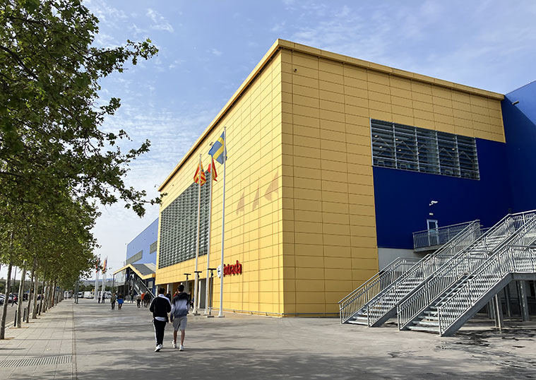 Ikea en el centro comercial Puerto Venecia de Zaragoza