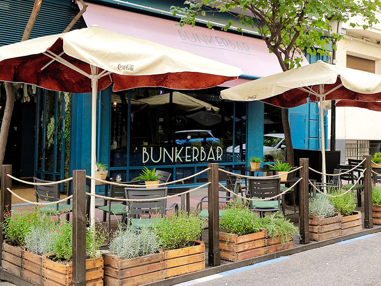 Restaurante Bunkerbar terraza
