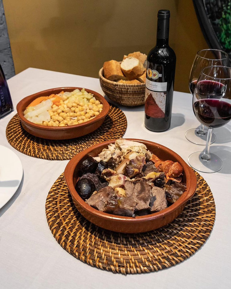 Restaurante La Garnacha cocido de temporada