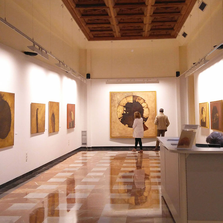 Sala de exposiciones del Palacio Montemuzo