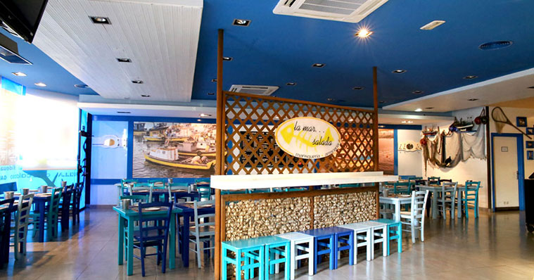 La Mar Salada restaurante calle cinco de marzo