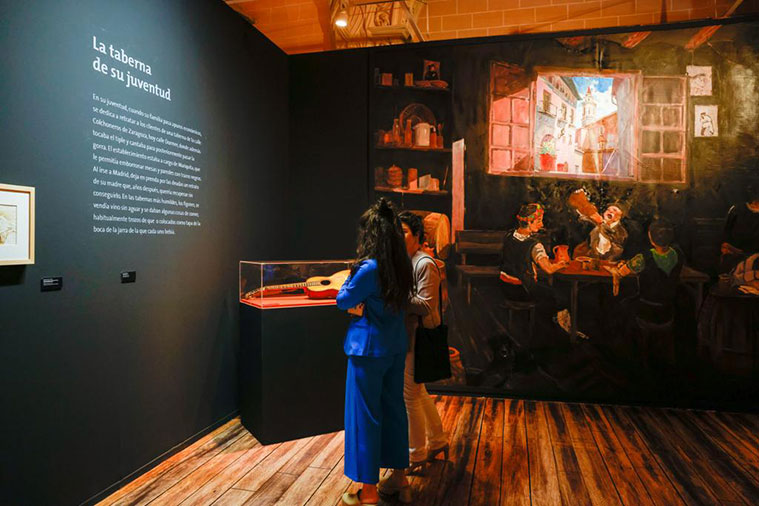 La Lonja ofrece una exposición sobre los 29 años de Goya en Zaragoza 