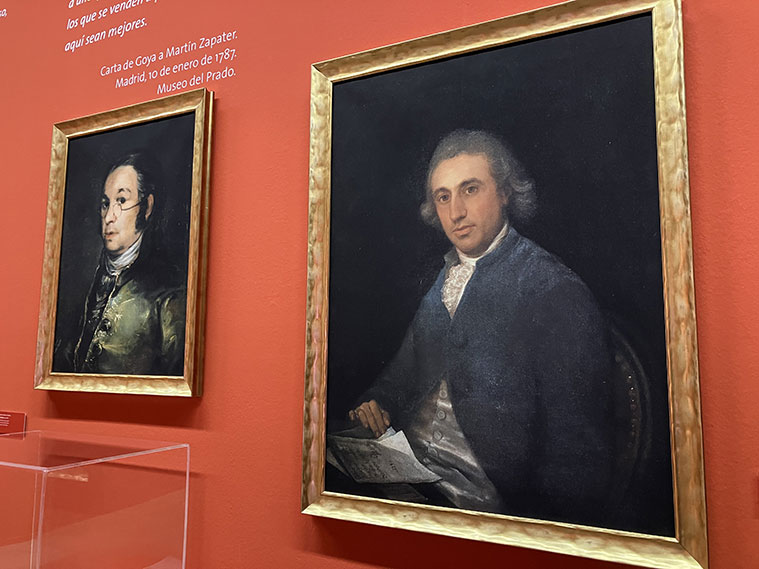 Sumérgete en la intimidad de los retratos de Francisco de Goya y su amigo Martín Zapater, donde se refleja su complicidad