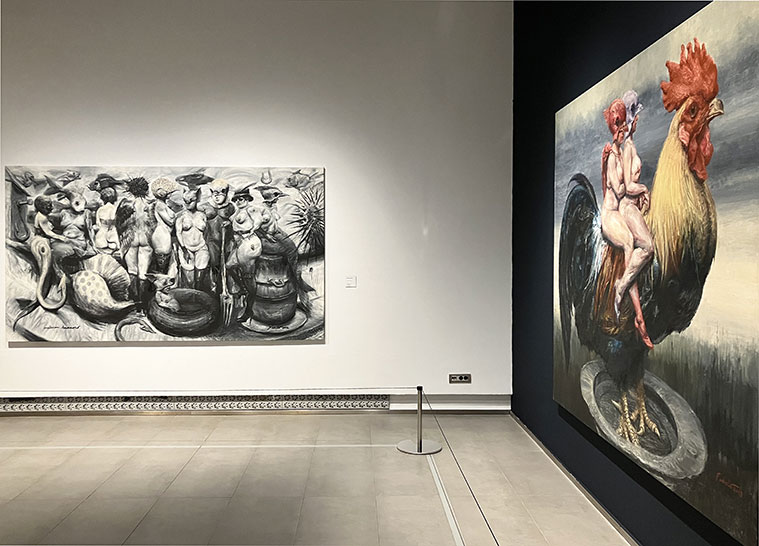 Roberto Fabelo ofrece una charla sobre su exposición 'Divertimentos' , en el Museo Goya de Zaragoza