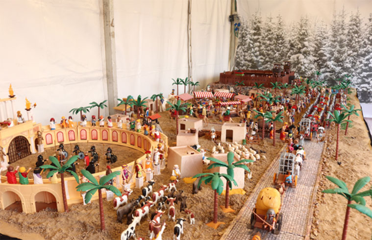 La exposición “Un Belén navideño” nos acerca la Navidad a Zaragoza en miniatura